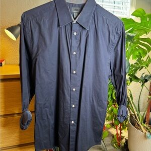 H&M Men's Deep Blue Dress Shirt
